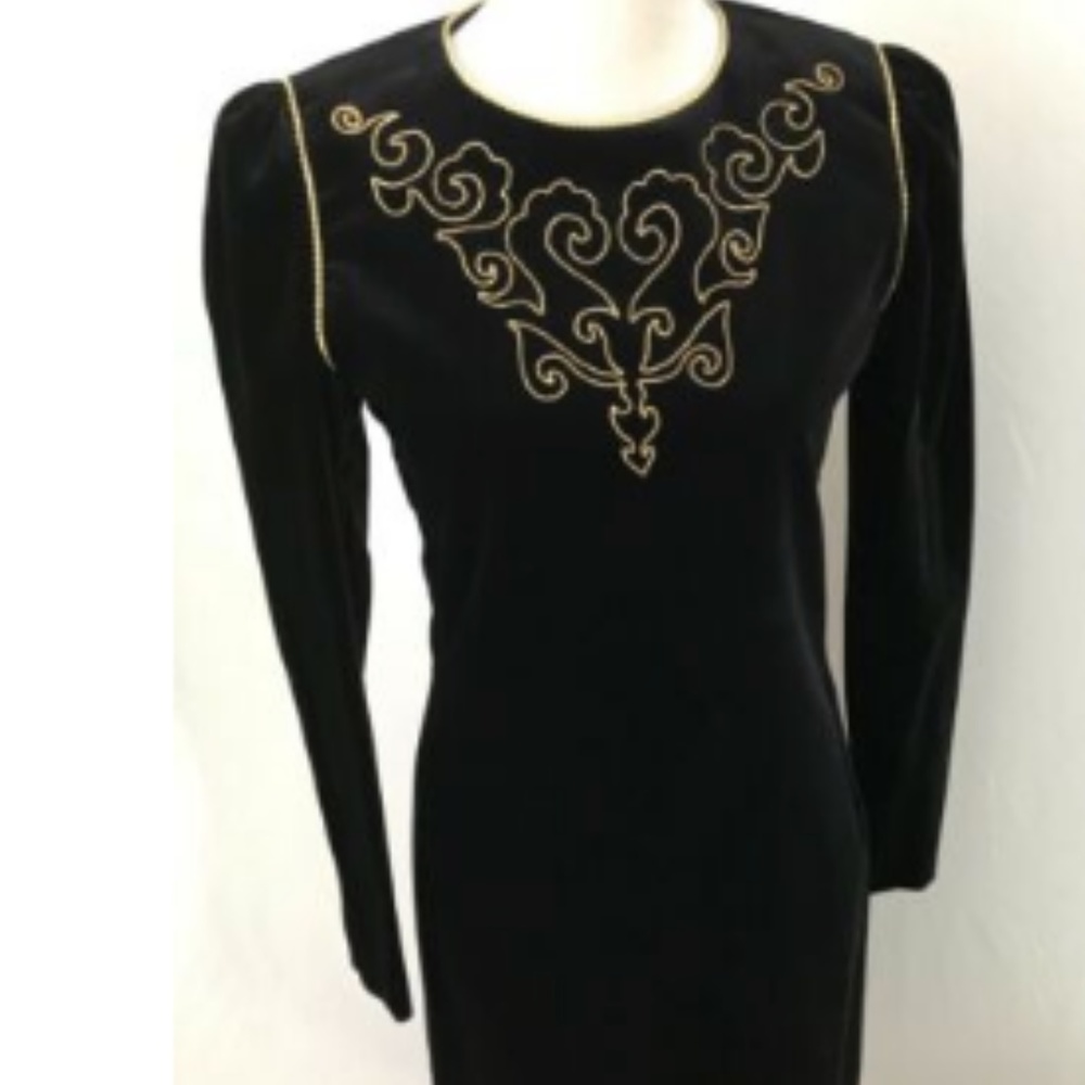 Jaeger Dress Womens size 6 Black New